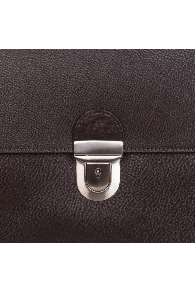 Barna valódi bőr konzultációs és laptop táska férfiaknak