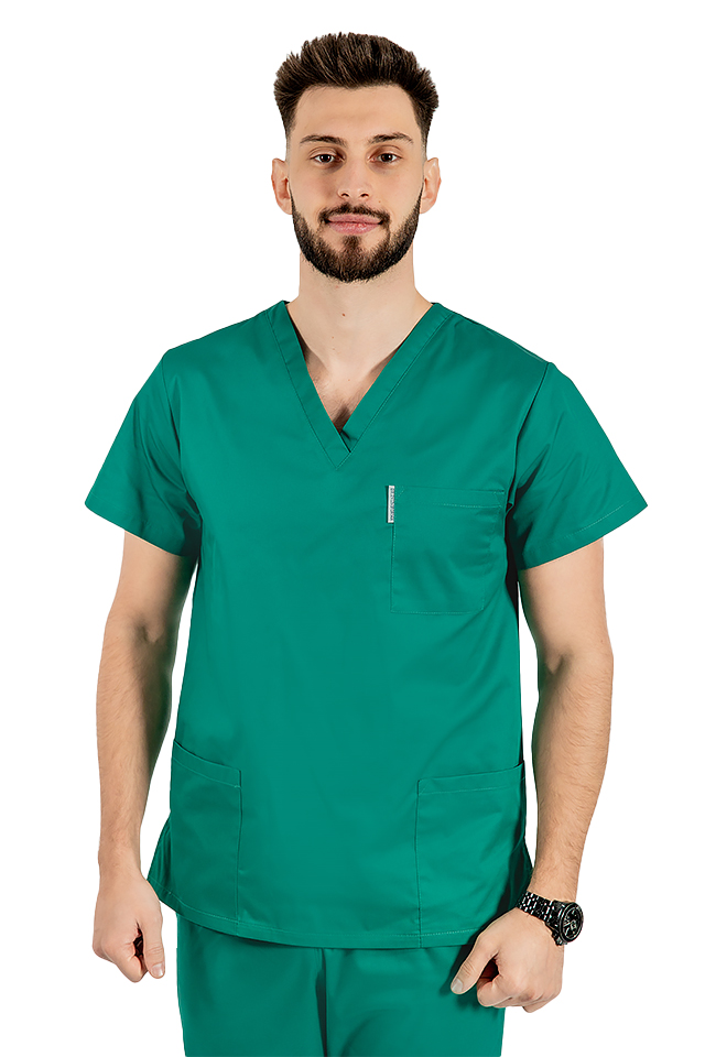 Uniszex zöld férfi orvosi ruha