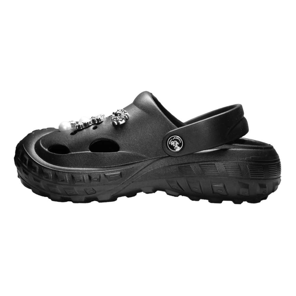 Fekete orvosi klumpa nőknek - Applikációs részletekkel ellátott klumpa