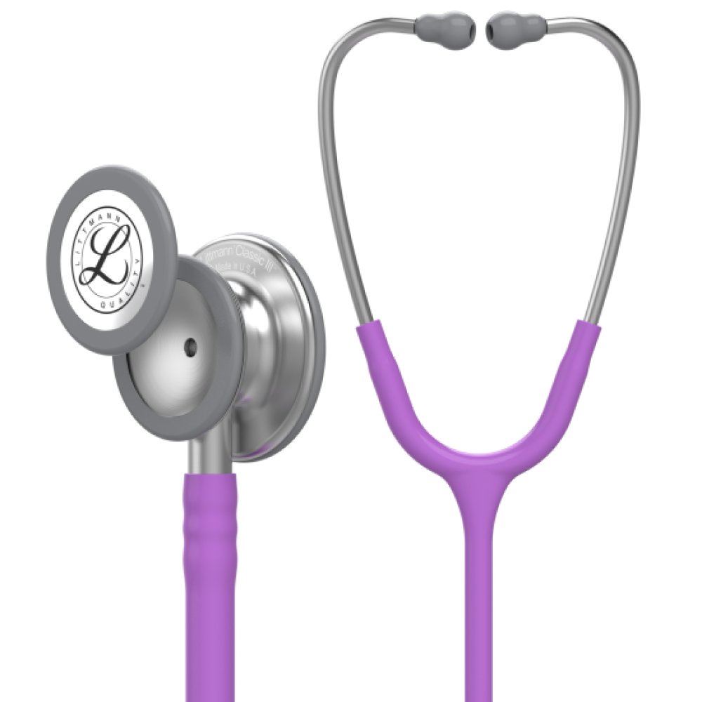 Sztetoszkóp 3M Littmann, Classic III lila Doktor egyenruhában