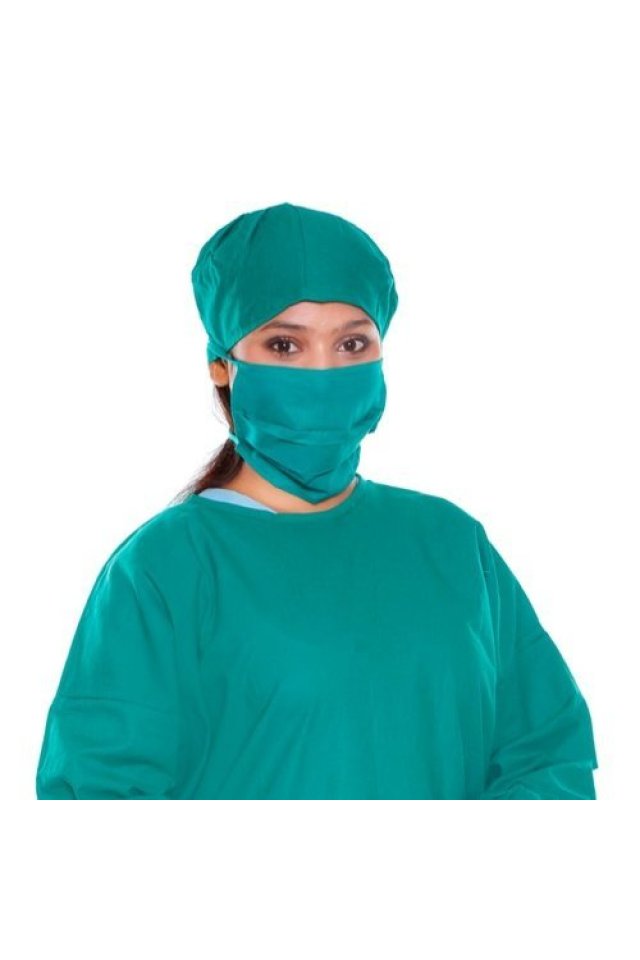 Steril sebészeti köpeny megerősített, autoklávozható szénszálas 100 felhasználásra